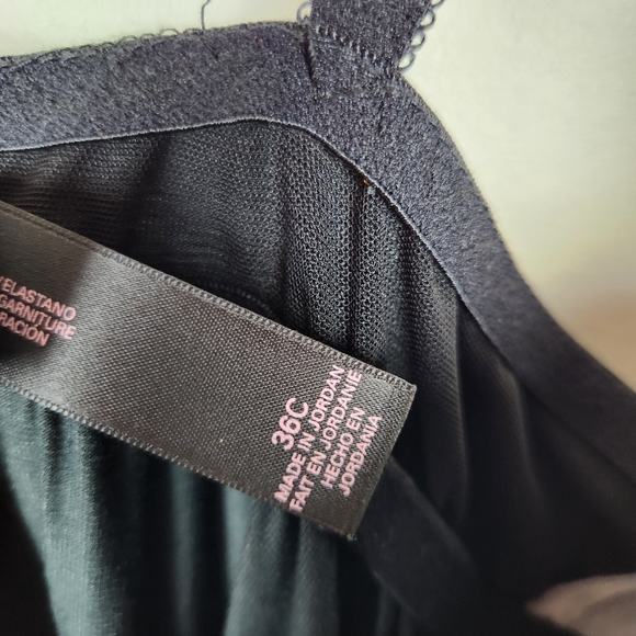 Victoria's Secret Black Lace Open Front Lingerie Teddie Sz 36C - Picture 8 of 12